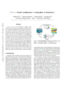 DREAM: Visual Decoding from Reversing Human Visual System