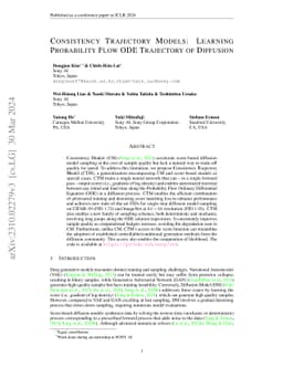 Consistency Trajectory Models: Learning Probability Flow ODE Trajectory
  of Diffusion