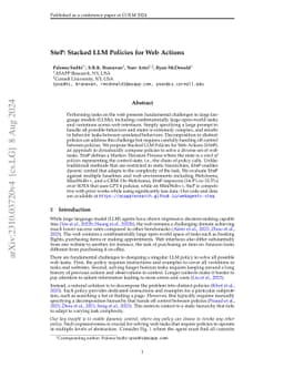 SteP: Stacked LLM Policies for Web Actions