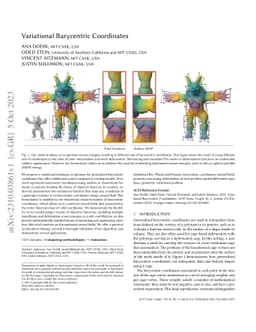 Variational Barycentric Coordinates