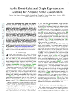 Audio Event-Relational Graph Representation Learning for Acoustic Scene
  Classification