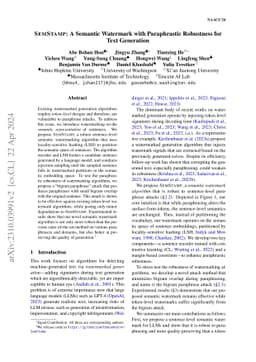 SemStamp: A Semantic Watermark with Paraphrastic Robustness for Text
  Generation