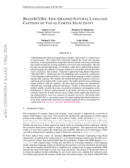 BrainSCUBA: Fine-Grained Natural Language Captions of Visual Cortex
  Selectivity