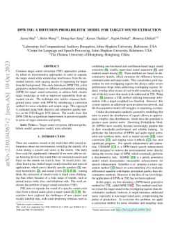 DPM-TSE: A Diffusion Probabilistic Model for Target Sound Extraction