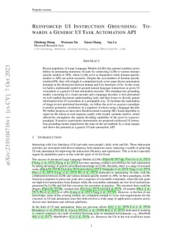 Reinforced UI Instruction Grounding: Towards a Generic UI Task
  Automation API