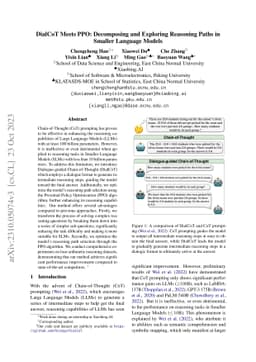 DialCoT Meets PPO: Decomposing and Exploring Reasoning Paths in Smaller
  Language Models
