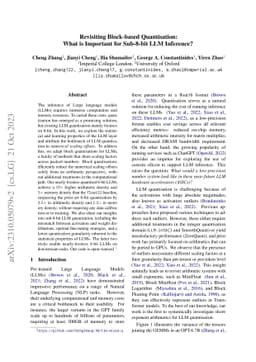 Revisiting Block-based Quantisation: What is Important for Sub-8-bit LLM
  Inference?