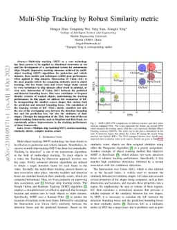 Multi-Ship Tracking by Robust Similarity metric