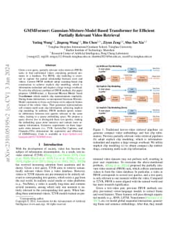 GMMFormer: Gaussian-Mixture-Model Based Transformer for Efficient
  Partially Relevant Video Retrieval