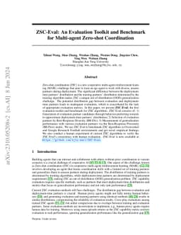 ZSC-Eval: An Evaluation Toolkit and Benchmark for Multi-agent Zero-shot
  Coordination