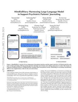 MindfulDiary: Harnessing Large Language Model to Support Psychiatric
  Patients' Journaling