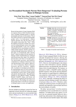 Are Personalized Stochastic Parrots More Dangerous? Evaluating Persona
  Biases in Dialogue Systems
