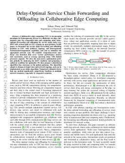 Delay-Optimal Service Chain Forwarding and Offloading in Collaborative
  Edge Computing