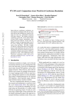 CAW-coref: Conjunction-Aware Word-level Coreference Resolution