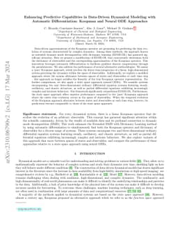 Enhancing Predictive Capabilities in Data-Driven Dynamical Modeling with
  Automatic Differentiation: Koopman and Neural ODE Approaches