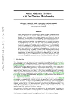 Neural Relational Inference with Fast Modular Meta-learning
