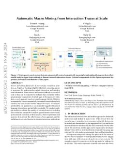 Automatic Macro Mining from Interaction Traces at Scale