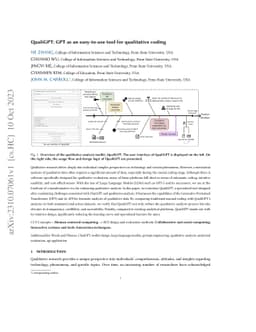 QualiGPT: GPT as an easy-to-use tool for qualitative coding