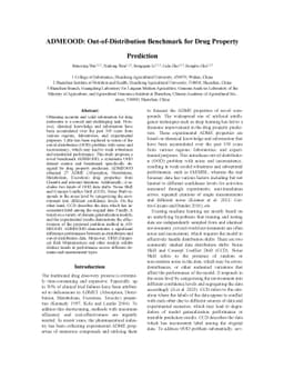 ADMEOOD: Out-of-Distribution Benchmark for Drug Property Prediction