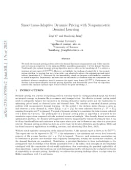 Smoothness-Adaptive Dynamic Pricing with Nonparametric Demand Learning