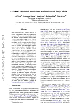 LLM4Vis: Explainable Visualization Recommendation using ChatGPT