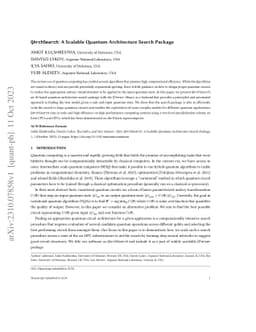 QArchSearch: A Scalable Quantum Architecture Search Package