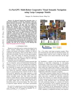 Co-NavGPT: Multi-Robot Cooperative Visual Semantic Navigation Using Vision Language Models