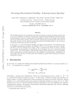 Revisiting Decentralized ProxSkip: Achieving Linear Speedup