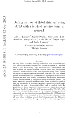 Dealing with zero-inflated data: achieving SOTA with a two-fold machine
  learning approach