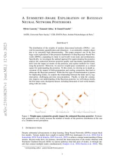 A Symmetry-Aware Exploration of Bayesian Neural Network Posteriors