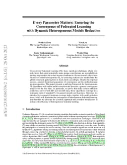 Every Parameter Matters: Ensuring the Convergence of Federated Learning
  with Dynamic Heterogeneous Models Reduction