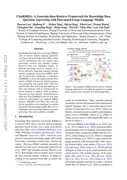 ChatKBQA: A Generate-then-Retrieve Framework for Knowledge Base Question
  Answering with Fine-tuned Large Language Models