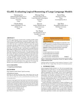 GLoRE: Evaluating Logical Reasoning of Large Language Models