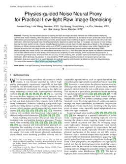 Physics-guided Noise Neural Proxy for Practical Low-light Raw Image
  Denoising