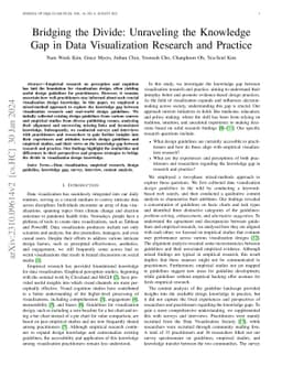 Bridging the Divide: Unraveling the Knowledge Gap in Data Visualization
  Research and Practice
