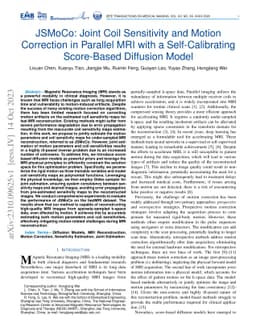 JSMoCo: Joint Coil Sensitivity and Motion Correction in Parallel MRI
  with a Self-Calibrating Score-Based Diffusion Model