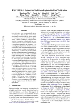 EX-FEVER: A Dataset for Multi-hop Explainable Fact Verification