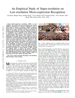 An Empirical Study of Super-resolution on Low-resolution
  Micro-expression Recognition