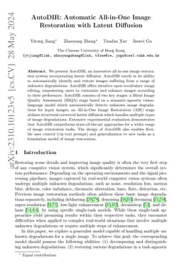 AutoDIR: Automatic All-in-One Image Restoration with Latent Diffusion