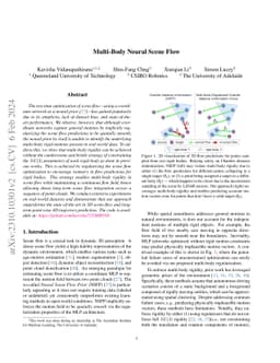 Multi-Body Neural Scene Flow