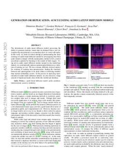Generation or Replication: Auscultating Audio Latent Diffusion Models