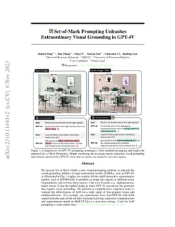 Set-of-Mark Prompting Unleashes Extraordinary Visual Grounding in GPT-4V