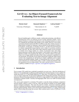 GenEval: An Object-Focused Framework for Evaluating Text-to-Image
  Alignment