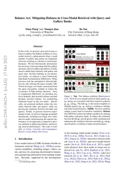 Balance Act: Mitigating Hubness in Cross-Modal Retrieval with Query and
  Gallery Banks
