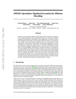 SPEED: Speculative Pipelined Execution for Efficient Decoding