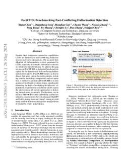 FactCHD: Benchmarking Fact-Conflicting Hallucination Detection