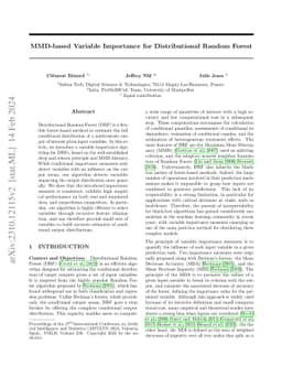 MMD-based Variable Importance for Distributional Random Forest