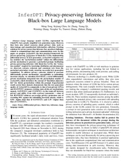 InferDPT: Privacy-Preserving Inference for Black-box Large Language
  Model