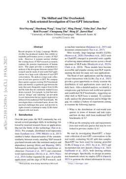 The Shifted and The Overlooked: A Task-oriented Investigation of
  User-GPT Interactions
