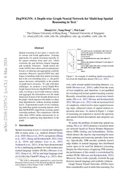 DepWiGNN: A Depth-wise Graph Neural Network for Multi-hop Spatial
  Reasoning in Text
